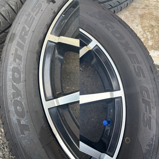 2025年製中古185/60R15アルミセット