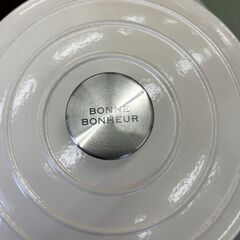 【リサイクルショップ ピカソ 小松原】🍲✨BONNE BONHEUR ホーロー鍋 22cm【新品未使用・箱付き】✨🍲★7881★の画像