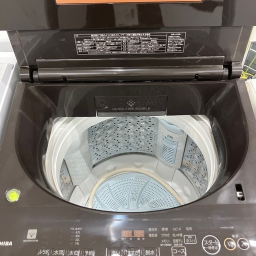安心の6ヶ月保証付き！！TOSHIBA 全自動洗濯機 2018年製　10.0kg【トレファク堺福田店】
