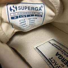 SUPERGA🔴スニーカー23サイズの画像