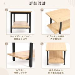 ✨新品✨ Seacall 木製TVキャビネット📺 モダンデザイン🪵の画像