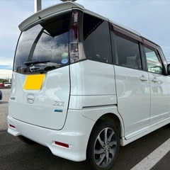 低走行8万キロ台☆月々1万円〜分割払い可❗️ 車検2年付き！【名義変更代込み】大人気☆日産 ルークスハイウェイスター☆Bluetooth対応ナビ付き☆走行中DVD見れます☆ETC付き☆電動スライドドア☆ドラレコ付き☆スマートキー☆フルオートエアコン☆純正アルミ！そのまま乗って帰れます❗️の画像