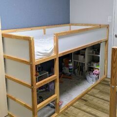 IKEA★人気ロフトベット〝キューラ〟ほぼ未使用の画像
