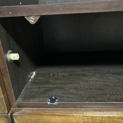 テレビ棚　遺品整理中の画像