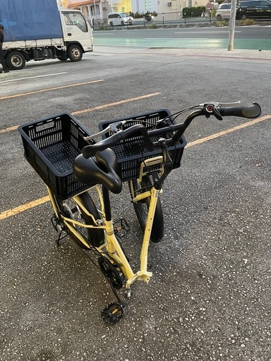 値下げしました！【自転車】【折り畳み】【キャンプ】【キャプテンスタッグ】【管理番号11809】