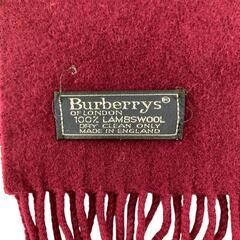 180059 Burberrys バーバリーズ マフラー ワインレッド [0000000000339]の画像