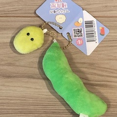 【新品】つぶらな瞳のハロウィン(みんときゃんでぃ)/和食屋(なかからでたえだまめ) マスコットキーホルダーの画像