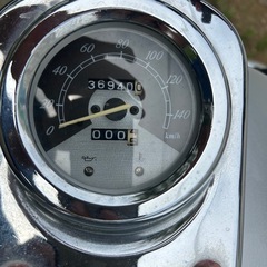 【動画あり】 マグナ250フルカスタム　ファイヤーパターン　スラッシュマフラーの画像