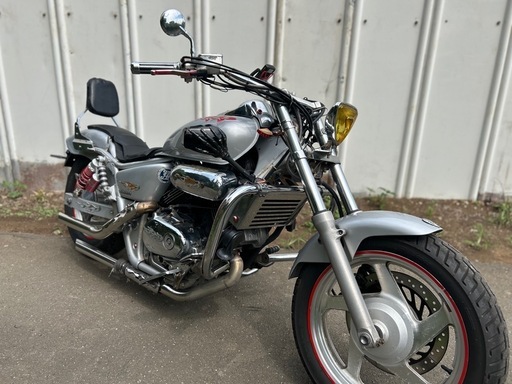 【動画あり】 マグナ250フルカスタム　ファイヤーパターン　スラッシュマフラー