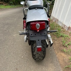 【動画あり】 マグナ250フルカスタム　ファイヤーパターン　スラッシュマフラーの画像