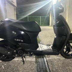 堺市南区発　スズキ　レッツ　ca4aa 美車 現行モデル　実働　格安　配送可　の画像