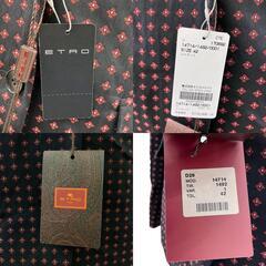 186005 新品未使用 ETRO エトロ ETRO エトロ　ジャパン 新品タグ付き☆ジャケット☆定価187,000円 42 ブラック コットン/ナイロン メンズ [0000000000346]の画像