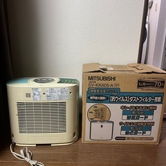 三菱　MITSUBISHI 加湿器（気化式）　SV-KK60 取説、箱付の画像