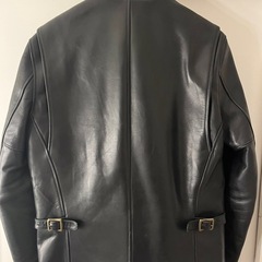 Y‘2 LEATHER ワイツーレザー　黒 レザー シングルライダースジャケットの画像