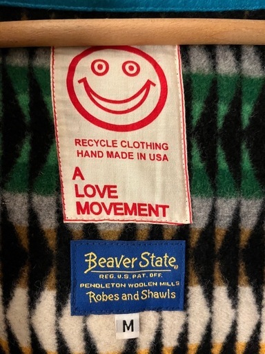 3月28日まで A LOVE MOVEMENT ペンドルトンリメイクパーカー藤ヶ谷太輔も着ていた