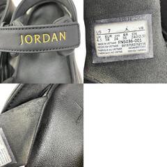 186001 現状品 NIKE ナイキ NIKE JORDAN サンダル 38 24 ブラック FN503-001 レディース [250905HM240034]の画像