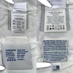 186005 現状品 MONCLER モンクレール MONCLER ニット×ダウンジャケット XS ホワイトベージュ MAGLIONE TRICOT CARDIGAN レディース [0000000000358]の画像