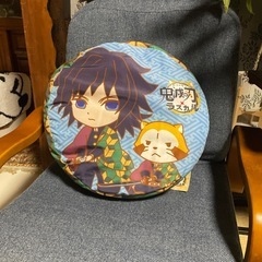 鬼滅　富雄義勇クッション　折りたたみ傘の画像