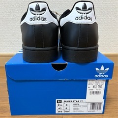 adidas SUPERSTAR II 26.5cm JI0079 未使用新品の画像