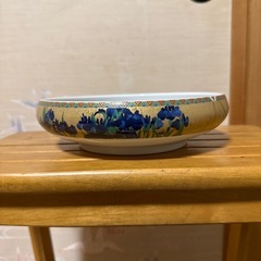 天王窯 尾形光琳 燕子花図柄 大皿1枚の画像