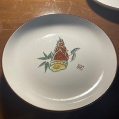 野菜柄の和皿3枚の画像