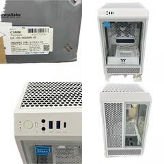 186000 現状品 Thermaltake The Tower 100 Snow Edition PCケース  ゲーミングPC S100 TG  ホワイト [0000000000363]の画像