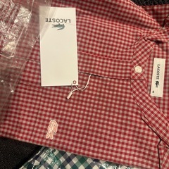 LACOSTEシャツドレスの画像