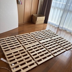 【シングルベッド】クリーニング済【管理番号11809】金の画像