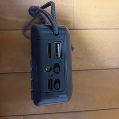 防災用ラジオ　Bluetooth Cタイプ　取説付き　箱無しの画像