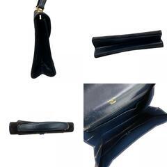 186005 OLD GUCCI ハンドバッグ ネイビー ラピスラズリ/スエード/レザー [0000000000370]の画像