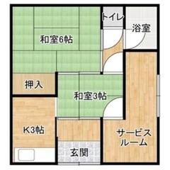 2ＳＫ✨こちらの物件初期費用無料です✨極安戸建✨ペット多頭飼育や...