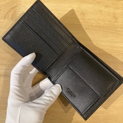コーチ　コインウォレットブラック2つ折り財布E①【新品未使用】の画像