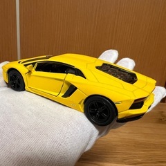ランボルギーニ ミニカー 2台セット 青＆黄 スーパーカーの画像
