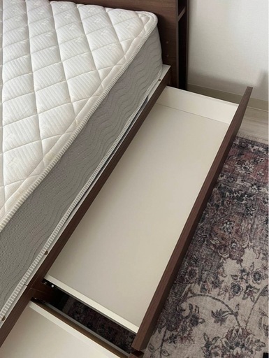 【美品】ニトリ　収納付きベッド　