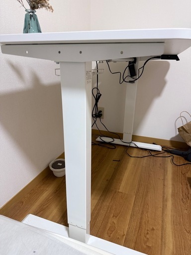 電動昇降デスク ホワイト