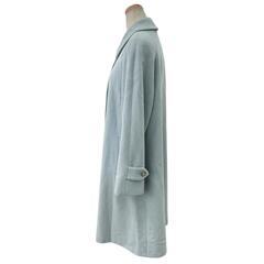 186005 現状品 Burberrys バーバリーズ BURBERRY ロングコート ターコイズブルー レディース [0000000000385]の画像