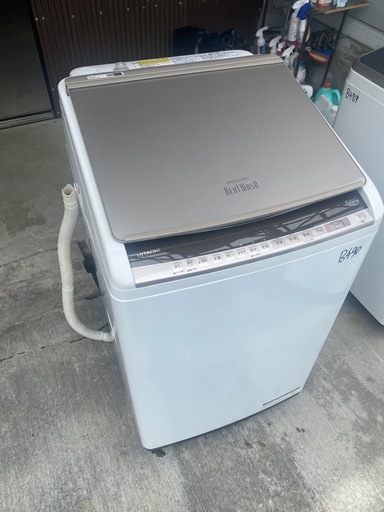 NO B490?福岡市内配送設置無料✨?BW-DV100E-N 縦型洗濯乾燥機 ビートウォッシュ シャンパン [洗濯10.0kg /乾