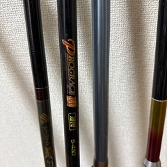 陸釣りの竿の画像