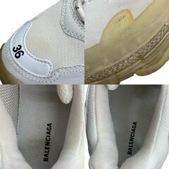186005 BALENCIAGA バレンシアガ スニーカー トリプルS 544351  24 ホワイト レディース [0000000000392]の画像