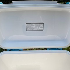 水色 クーラーボックス 35Lの画像