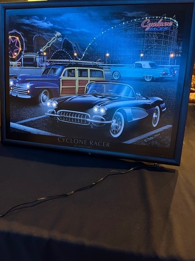 アメリカンLEDアートフレーム/Cyclone Racer/ネオン アメリカンLEDアートフレーム/Cyclone Racer/ネオン 6個のポッド