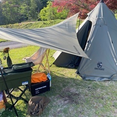 ワンティグリスTCテント美品　2名〜3名用　タープセットの画像