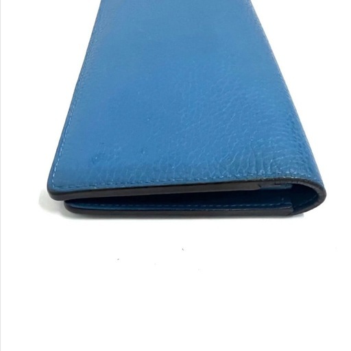 【美品】LOUIS VUITTON ルイヴィトン タイガ 長財布 折り財布 ブルー 水色