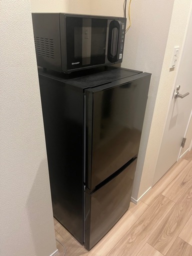 【家電3点セット】 2ドア冷蔵庫、縦型洗濯機、オーブンレンジ