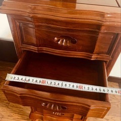 高級チェスト　六段　唐木　猫足　タガヤサン　チェスト　猫足家具
の画像