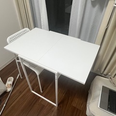 定価9990円→3000円✨ IKEA MUDDUS ドロップリーフテーブル ＋ ADDEチェアの画像