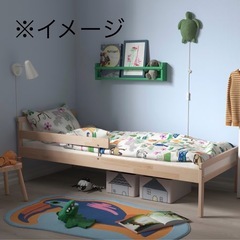 IKEA こどもベッド　フレームの画像