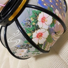 提灯　盆提灯　回転の画像