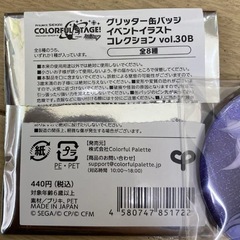 引き取り限定　プロセカ　グリッター缶バッジ　30B 誰？の画像