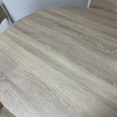ダイニングテーブルセット　丸テーブルの画像